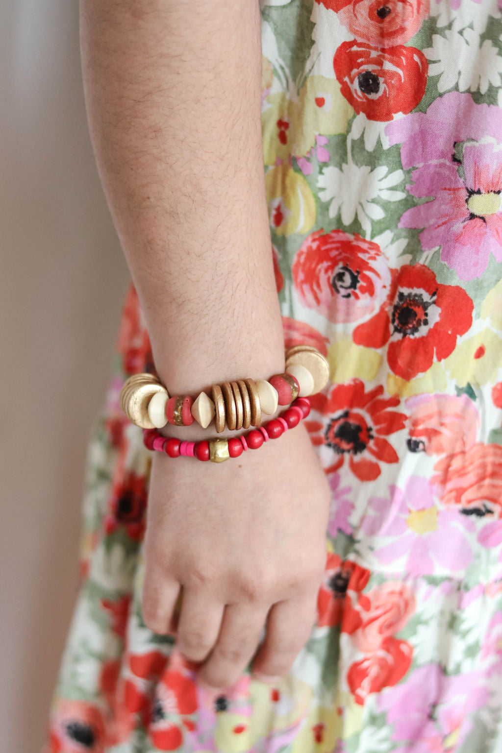 Estella Cranberry Bracelet