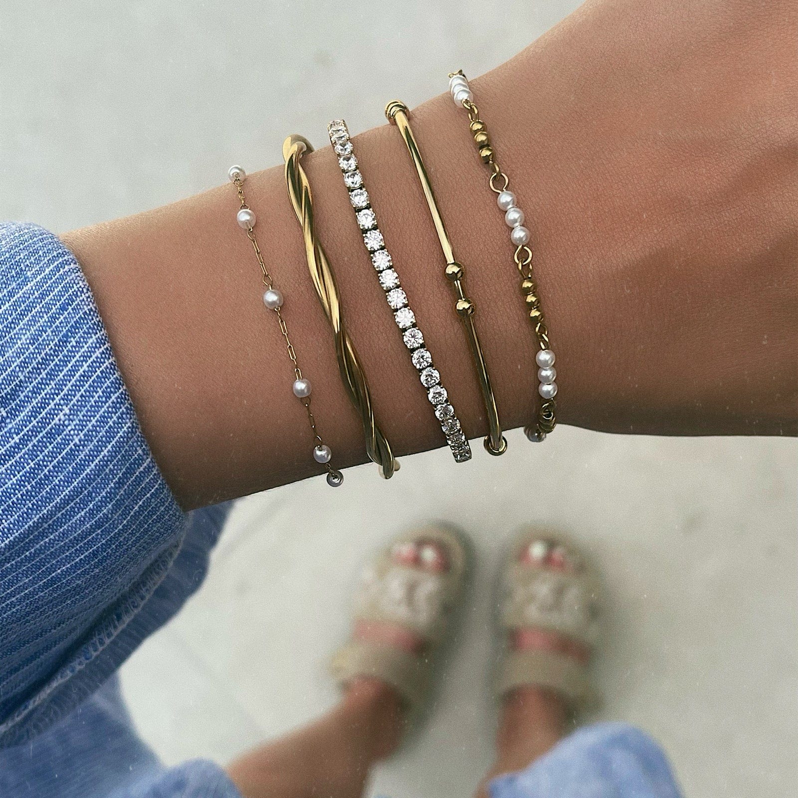 Spencer Pearl Bracelet