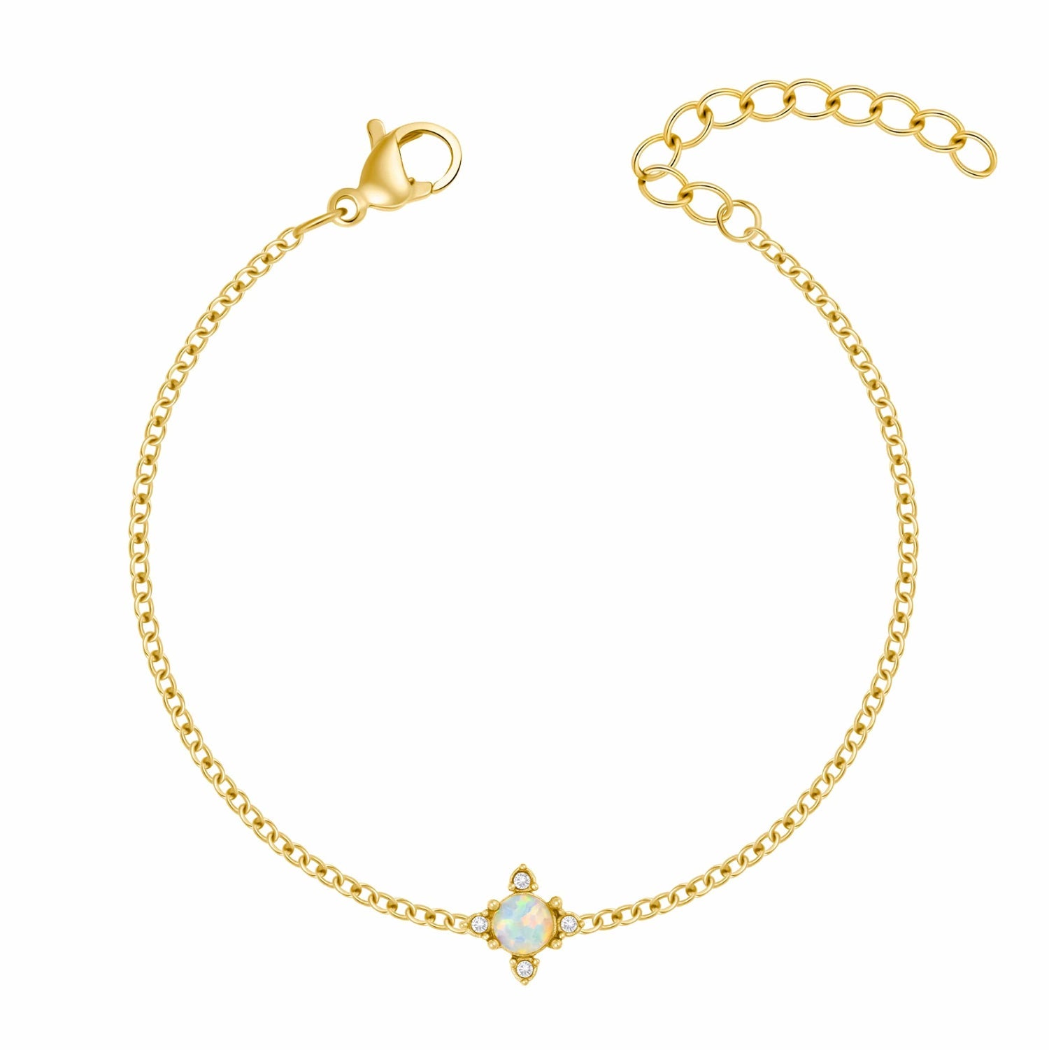 Bohomoon Stainless Steel Talia Opal Bracelet