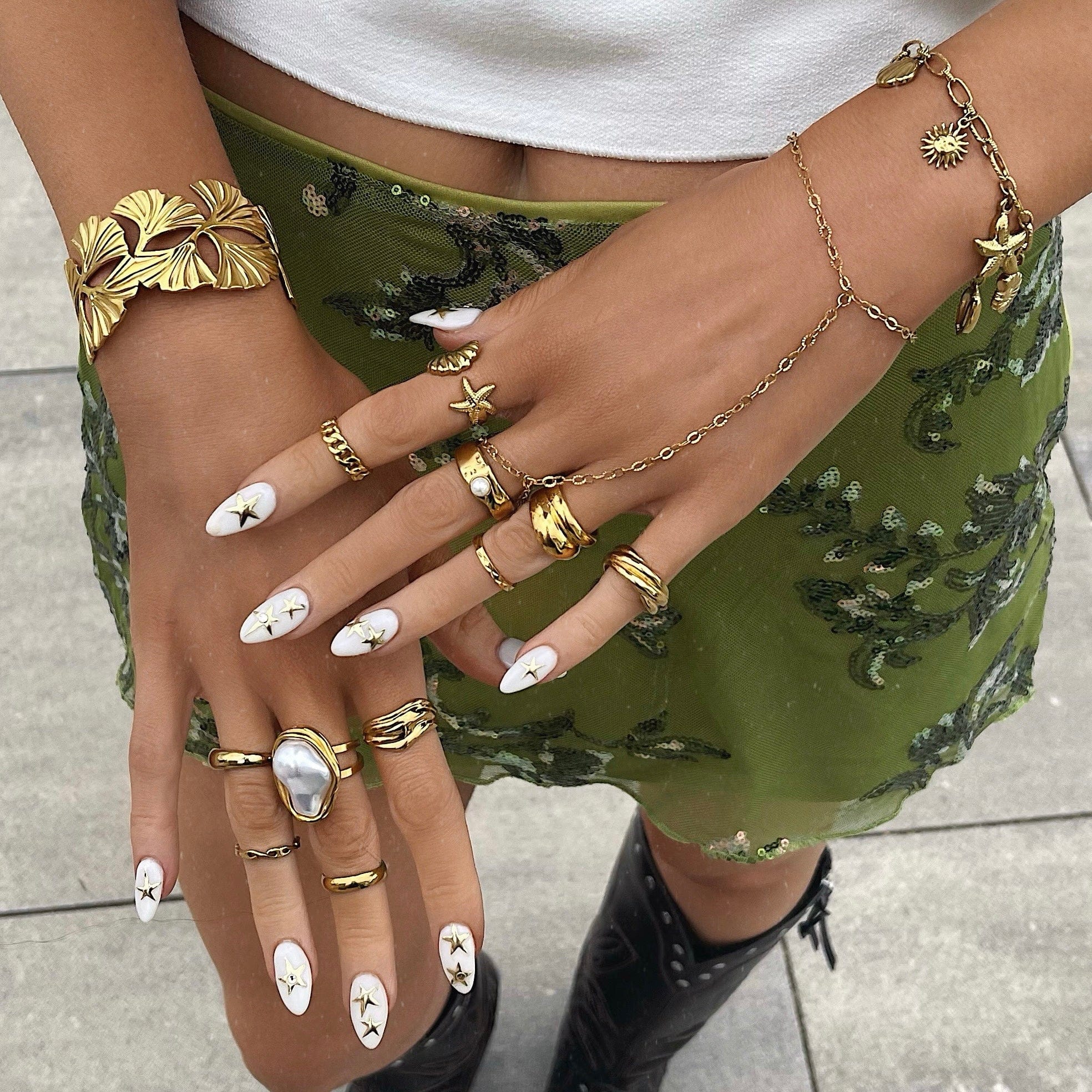 Cult Hand Chain Bracelet