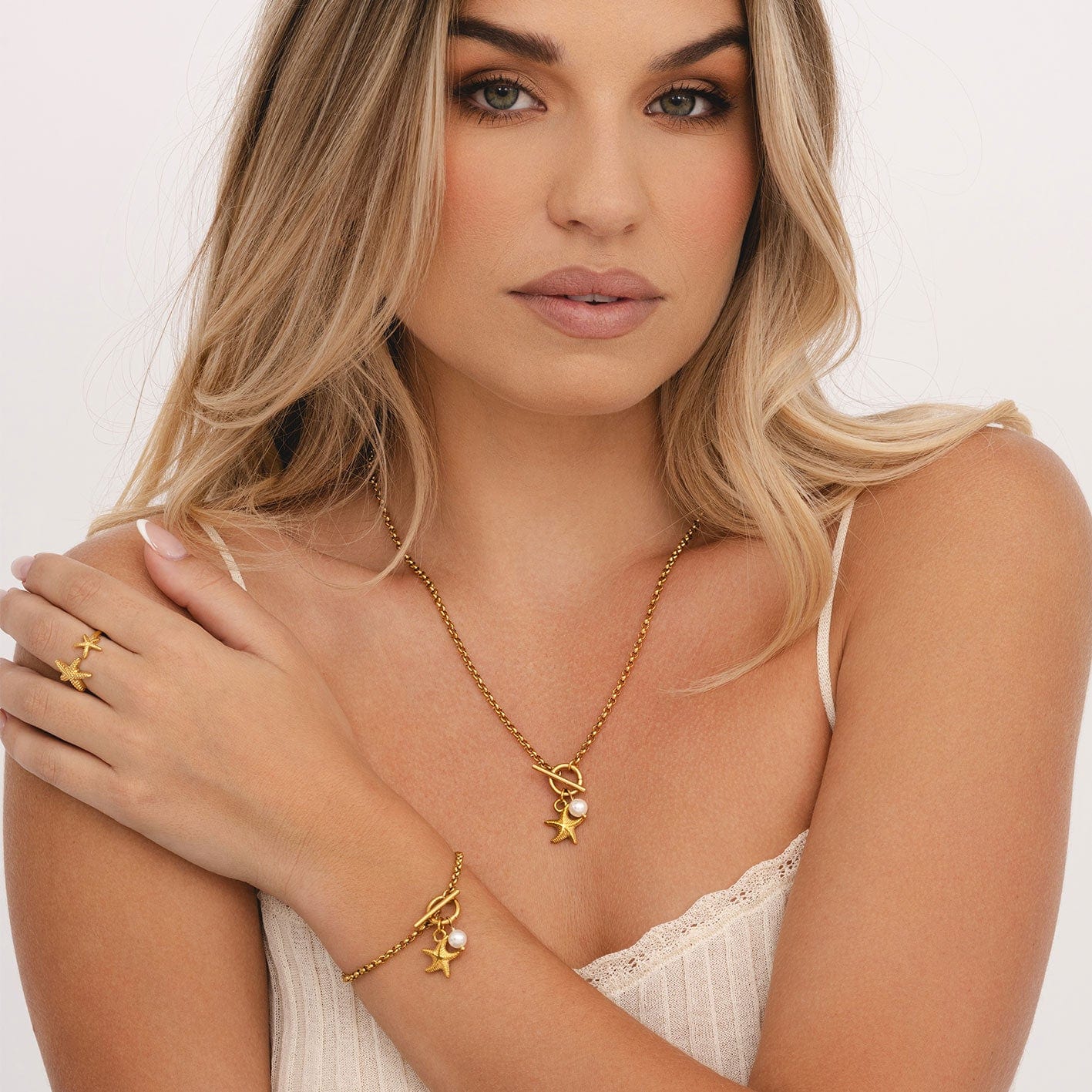 Aquamarine TBar Bracelet