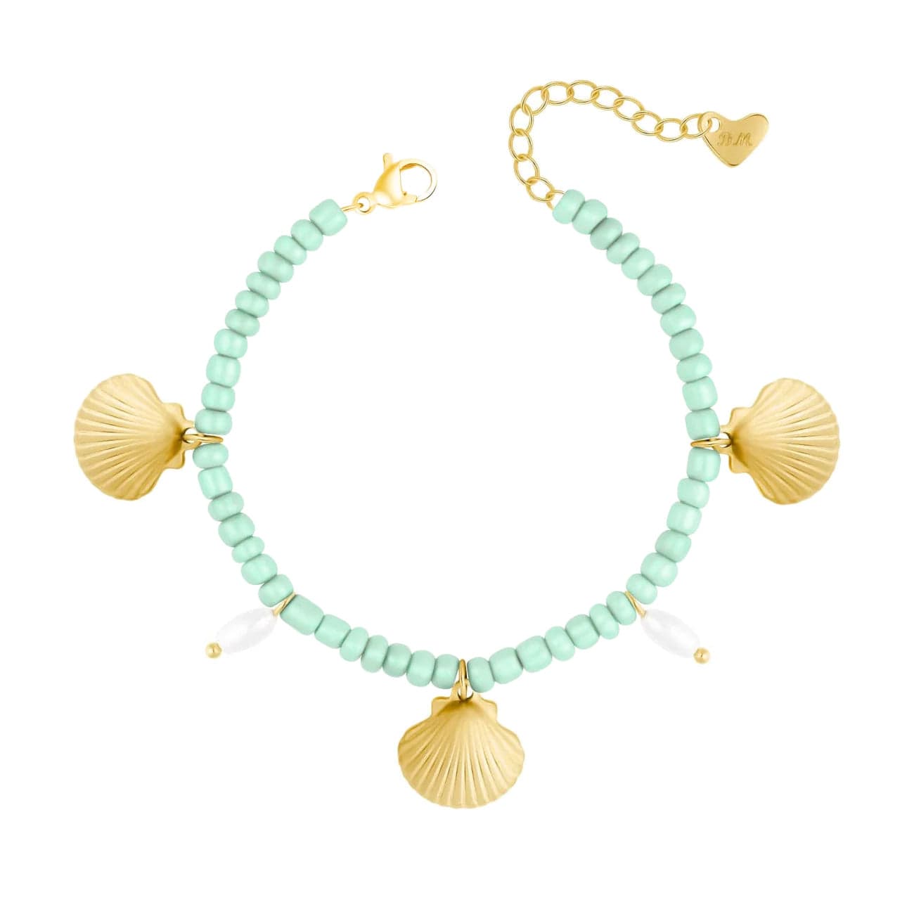 Bohomoon Stainless Steel Christie Shell Bracelet