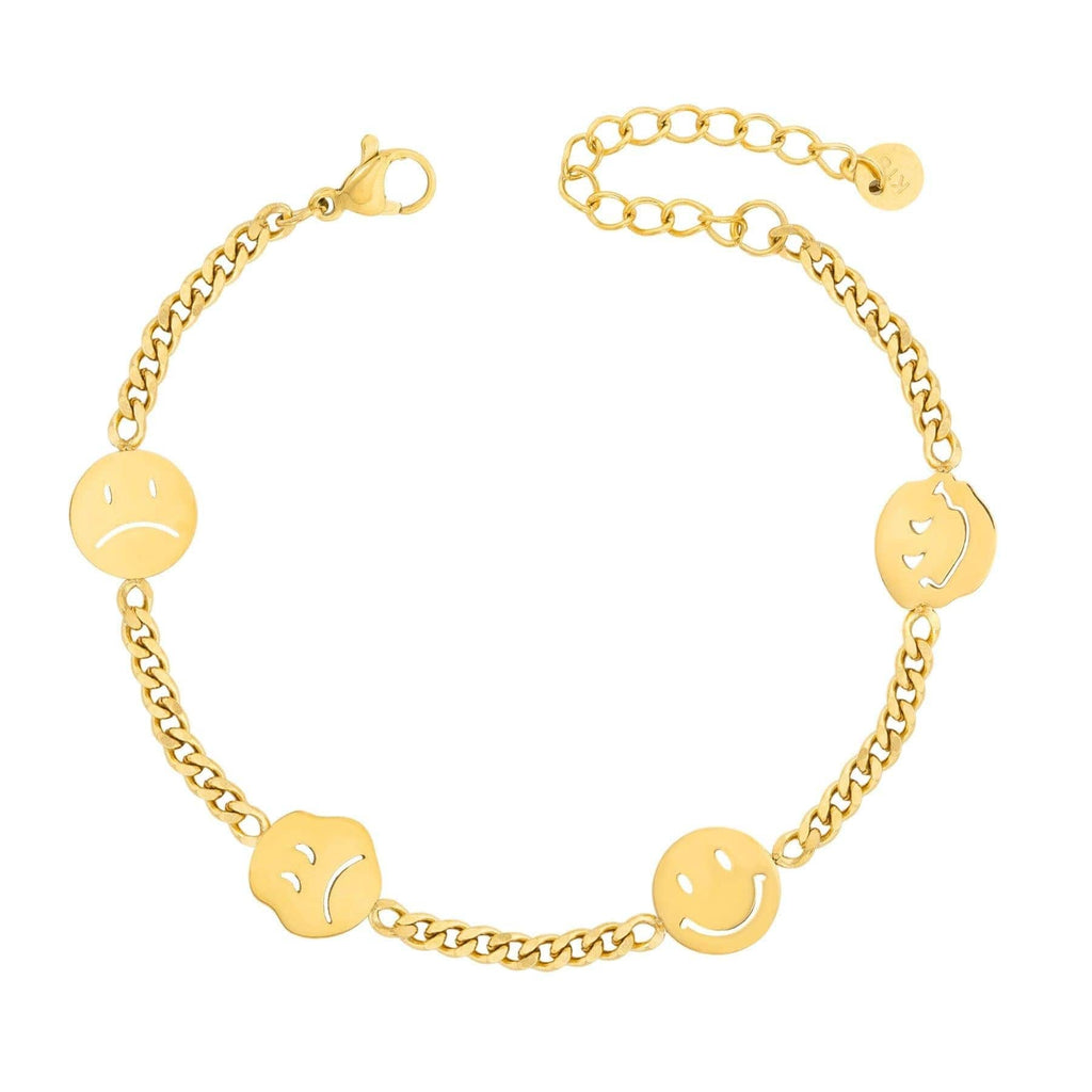 BohoMoon Stainless Steel Moodswing Bracelet Gold