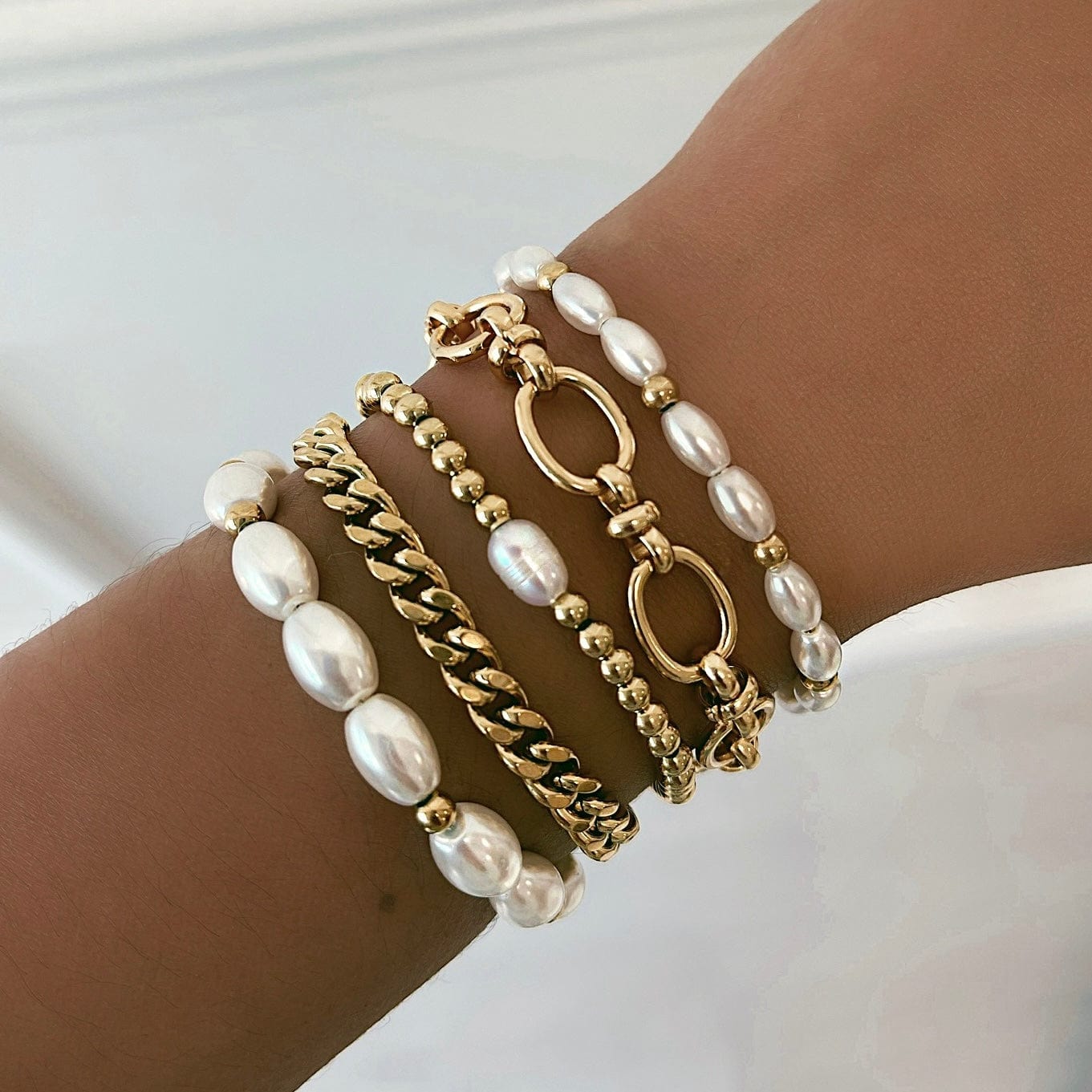 Palm Springs Pearl Bracelet