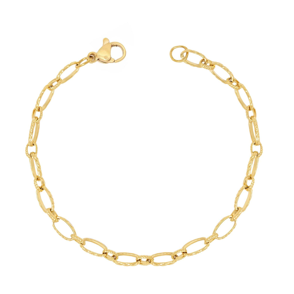 BohoMoon Stainless Steel Polly Bracelet Gold / Small