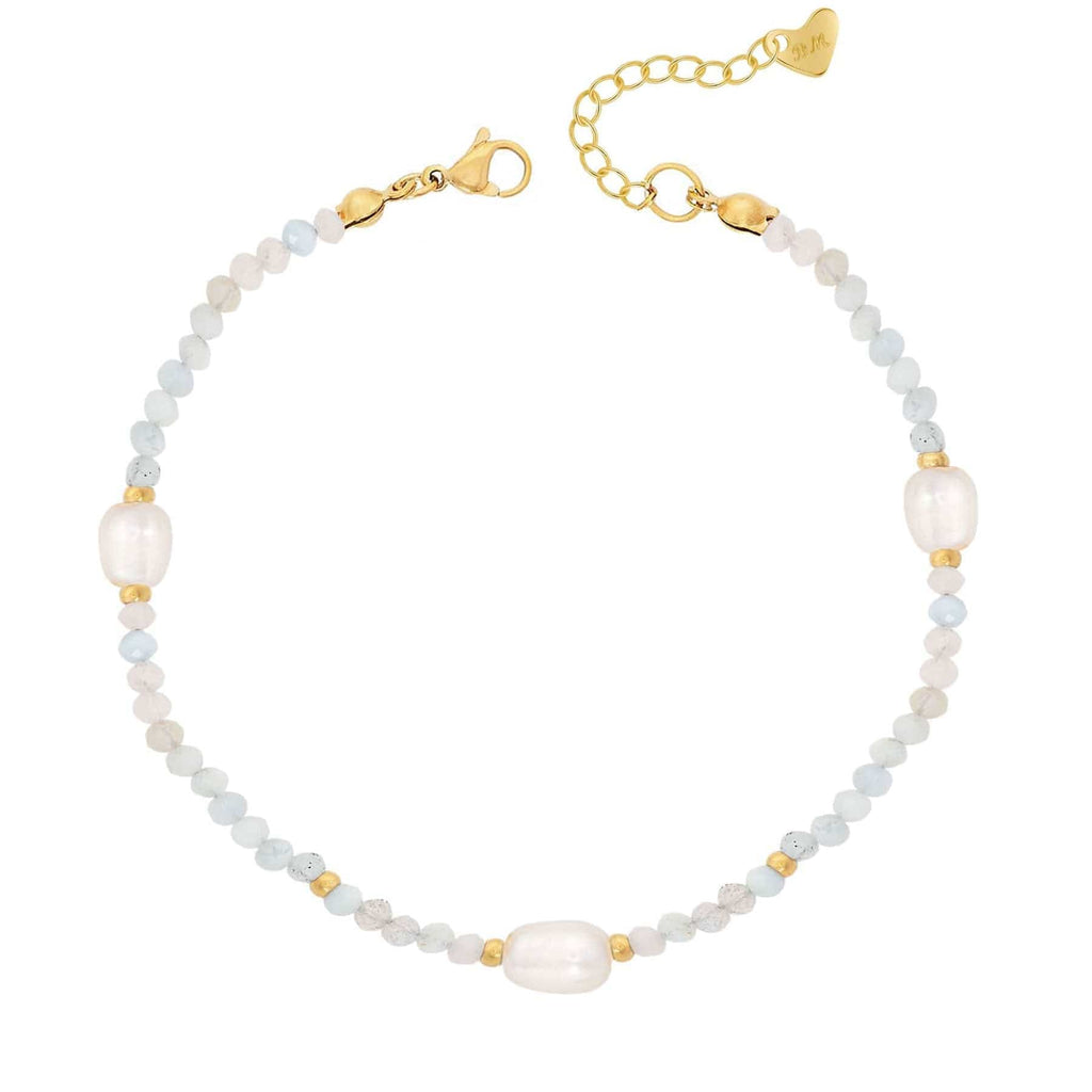 Bohomoon Stainless Steel Rosie Pearl Bracelet