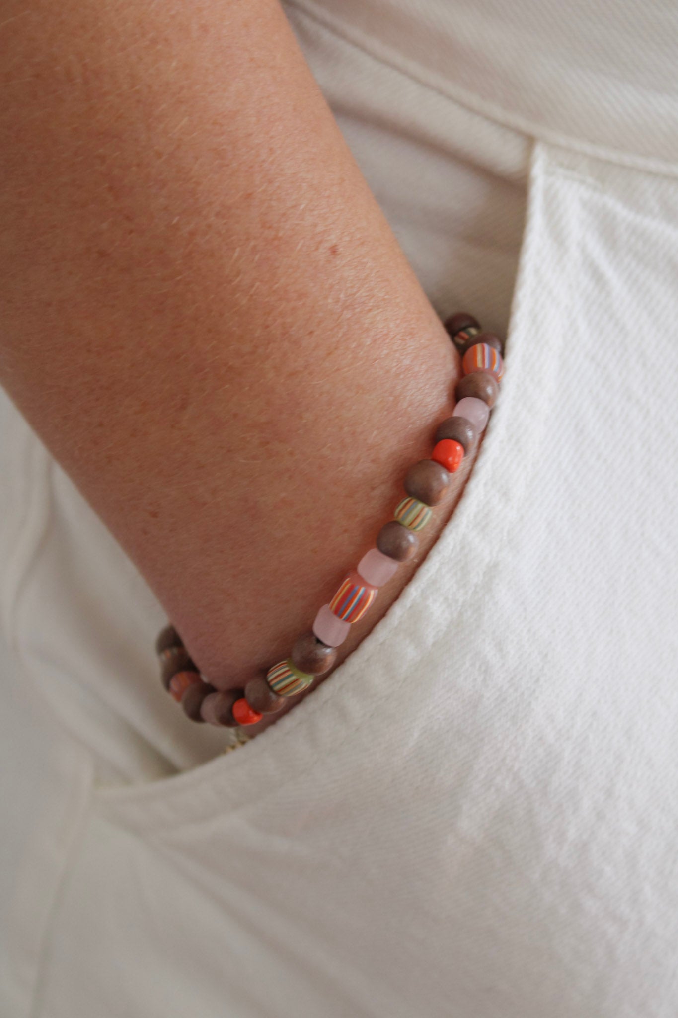 Clay Petal Bracelet