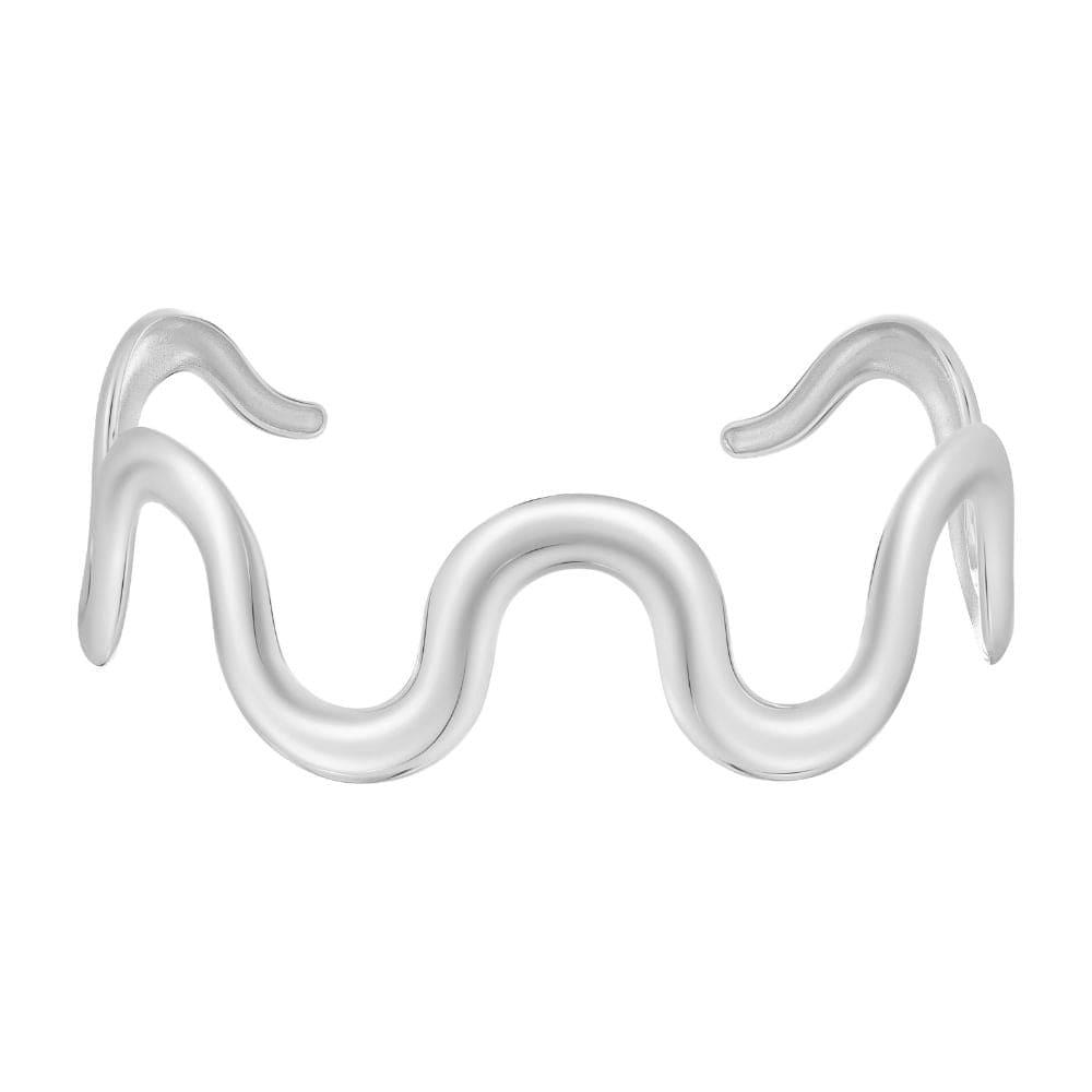 Bohomoon Stainless Steel Whirl Cuff Bracelet