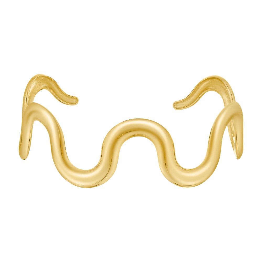 Bohomoon Stainless Steel Whirl Cuff Bracelet